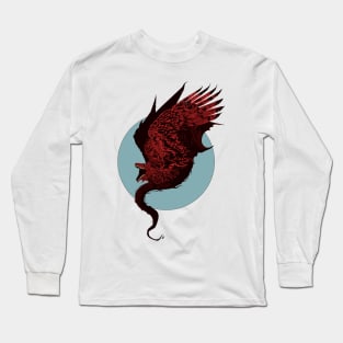 Dragon fire color Long Sleeve T-Shirt